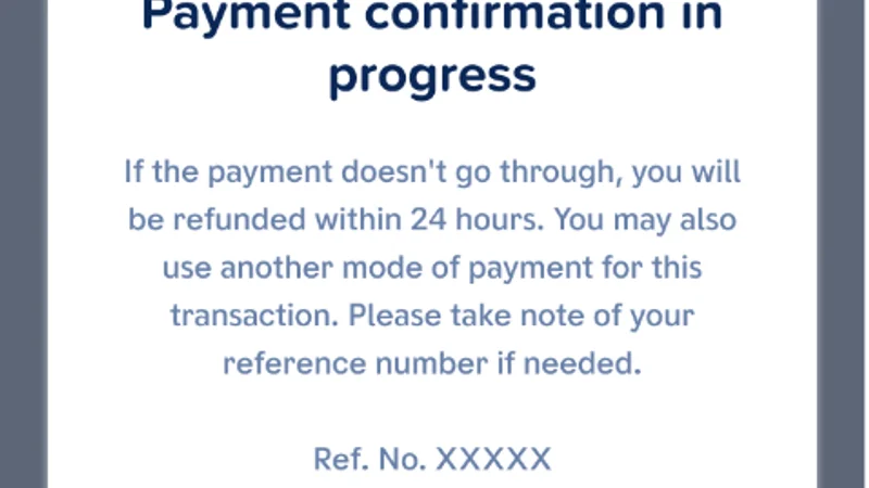 QR Ph National Payment Scan and Instant Confirmation Screen