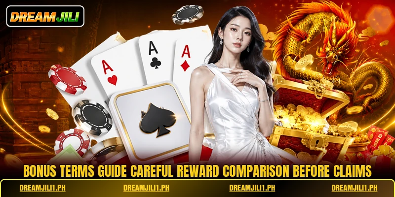Bonus terms guide careful reward comparison before claims