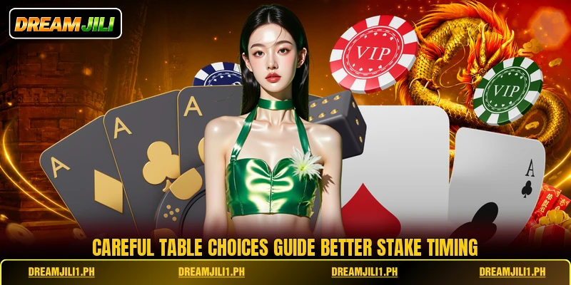 Careful table choices guide better stake timing Careful table choices guide better stake timing
