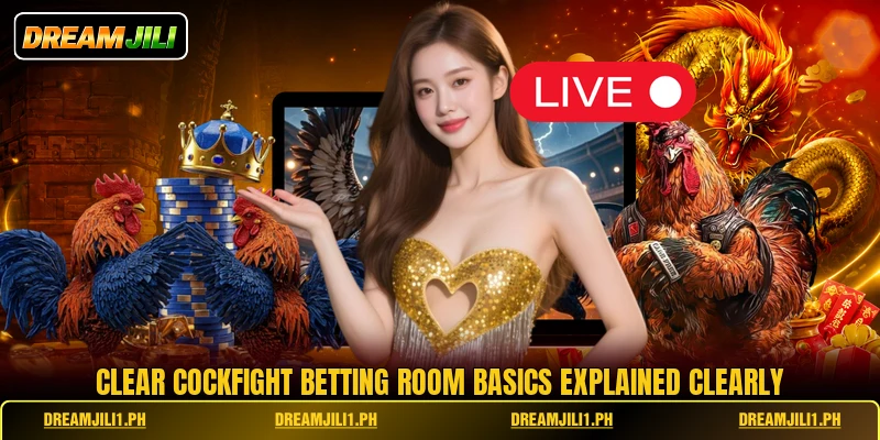 Clear cockfight betting room basics explained clearly