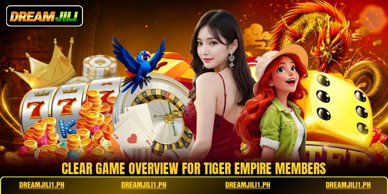 Clear game overview for Tiger Empire members