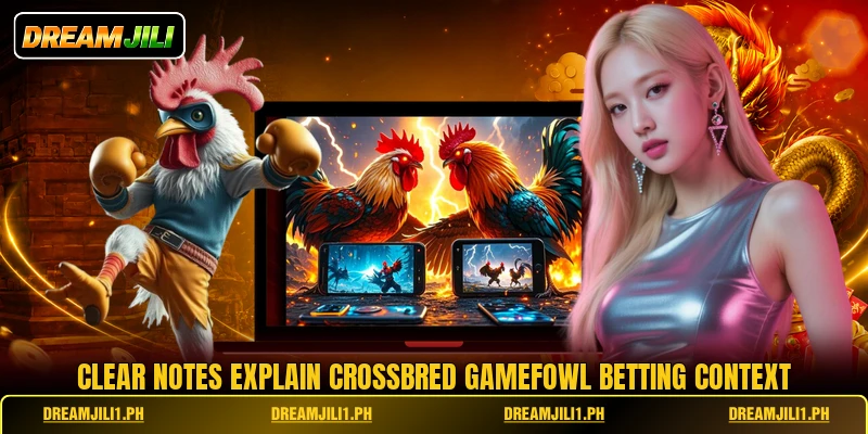 Clear notes explain Crossbred Gamefowl betting context Clear notes explain Crossbred Gamefowl betting context