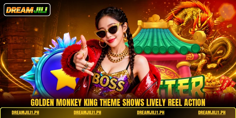 Golden Monkey King theme shows lively reel action